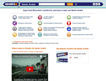 Tablet Screenshot of encontrasantoandre.com